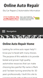 Mobile Screenshot of onlineautorepair.net